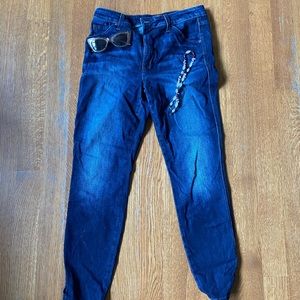 JOE’s JEANS High waisted dark wash denim